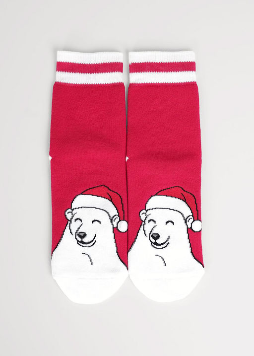 (CLE) Д2552П носки жен. НГ плюш (ЧЗ)