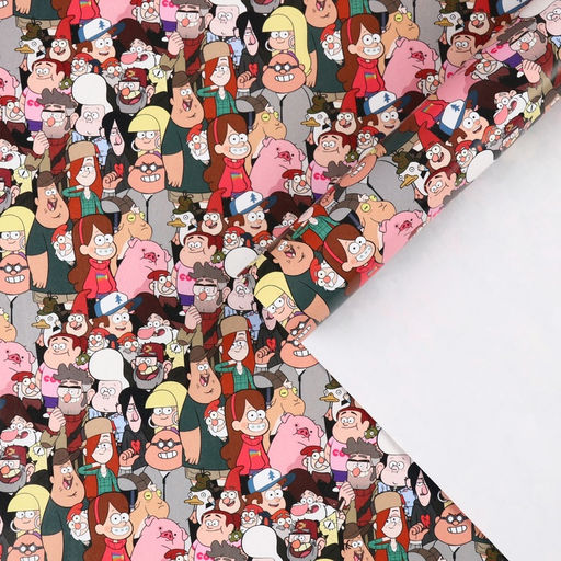 Цена за 10 шт. Упаковочная бумага «Друзья», 70 × 100 см