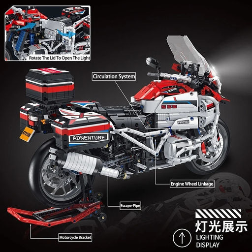 Конструктор Мотоцикл 2625 дет. (арт. 672109) - Storyland фото 4