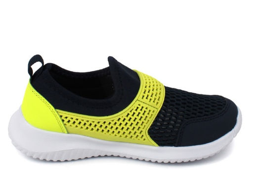 AL 6118 Полуботинки типа кроссовые детские, синий/желтый - Antilopa фото 3