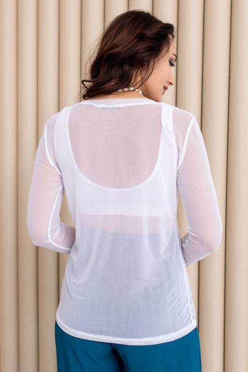 Лонгслив АВ-08с белый - Took a look фото 6