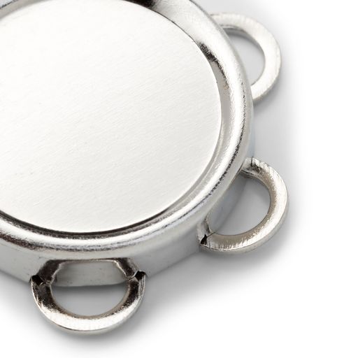 Фурнитура металл PRYM 416475 Пуговица магнитная пришивная 25 мм 1 шт в блистере под никель