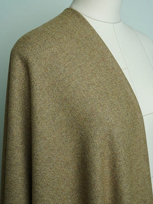 Шерсть пальтово-костюмная Твид цв.Оливково-песочный, ш.1.5м, шерсть-50%, п/э-50%, 370гр/м.кв - Купава фото 15