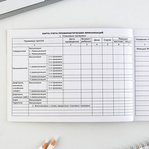 Медицинская карта ребенка Форма №112/у Розовый коллаж, 80 листов - Artfox фото 2