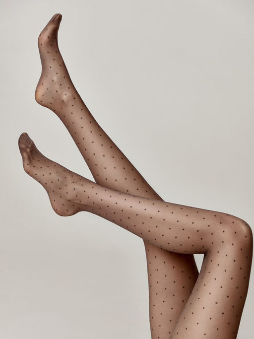 Колготки женские Conte Fantasy DOTS (48/12) - bronz