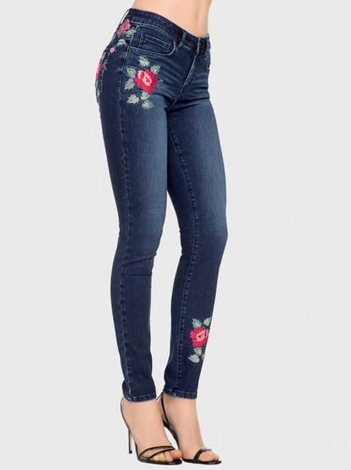 Джинсы жен. CON-53 / в-л 18 - темно-синий/Cute - Conte elegant фото 4