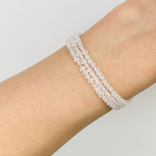 Бусины для украшений из Горного Хрусталя 40 см