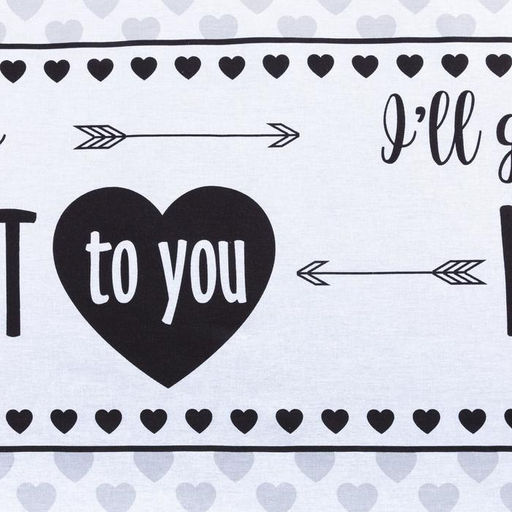 Постельное белье Этель евро My heart 200 *217 см, 240*220 см, 70*70 см -2 шт, бязь фото 4