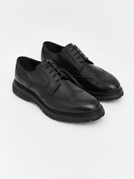 Deri G?r?n?ml? Erkek Klasik Ayakkab?