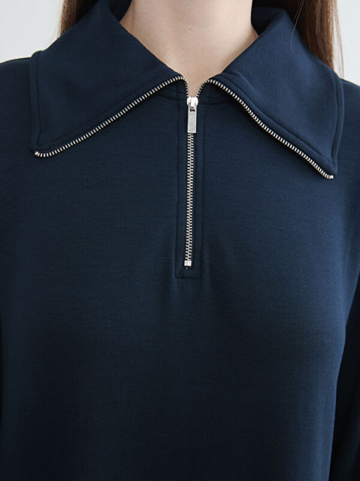 Polo Yaka Sweat Elbise