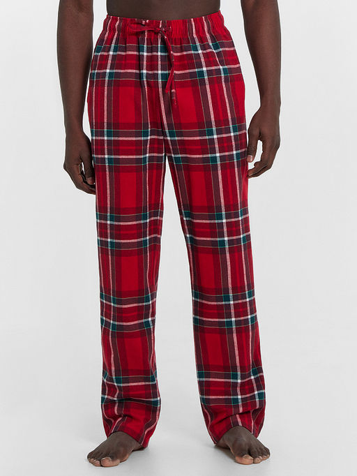 Брюки мужские в красную клетку - Mark formelle фото 2