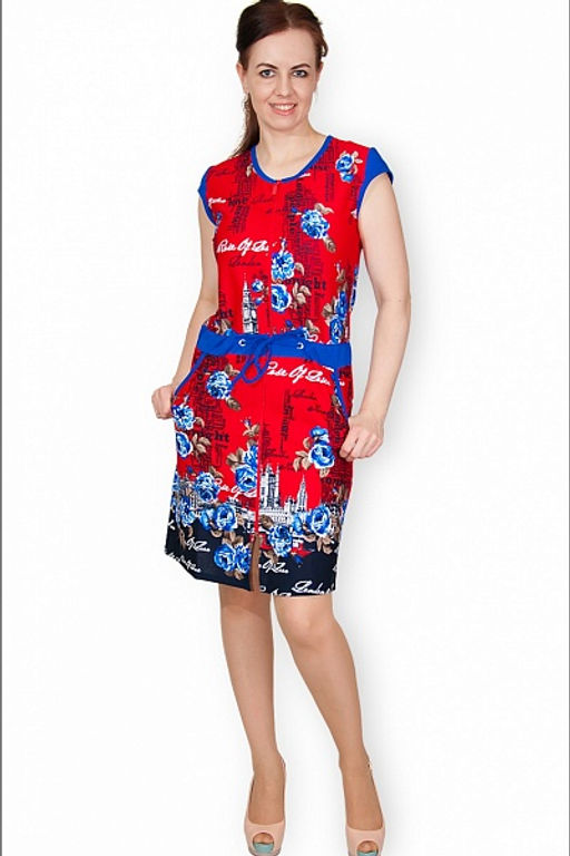 Халат женский на молнии (200-5)