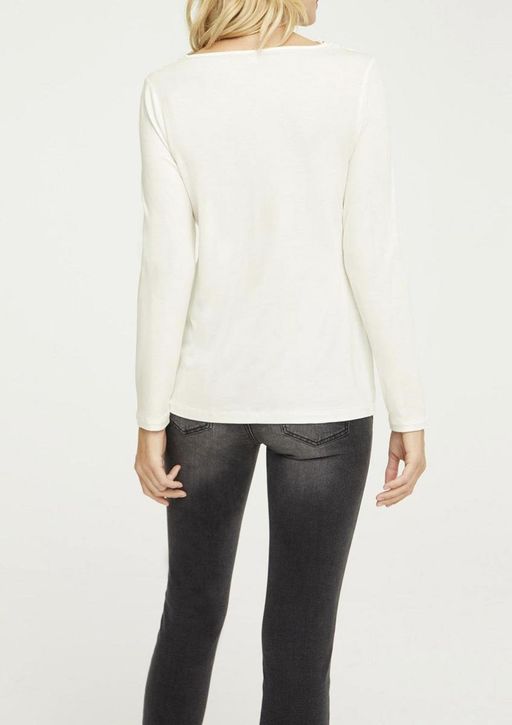 Блузка, экрю - Linea tesini фото 4