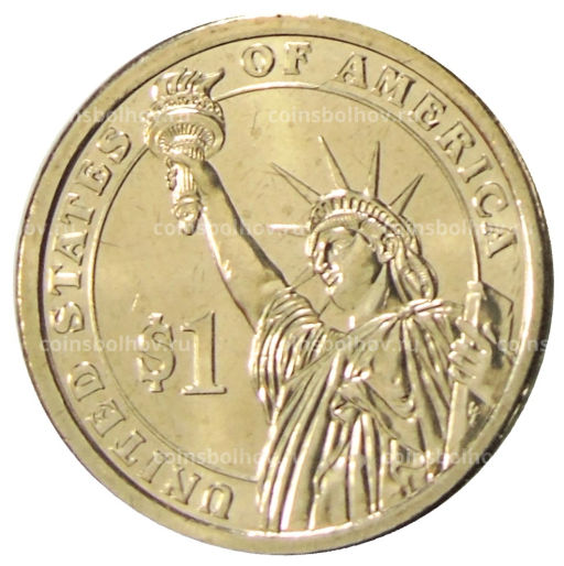 1 доллар 2012 года D США 24-й президент США Гровер Кливленд