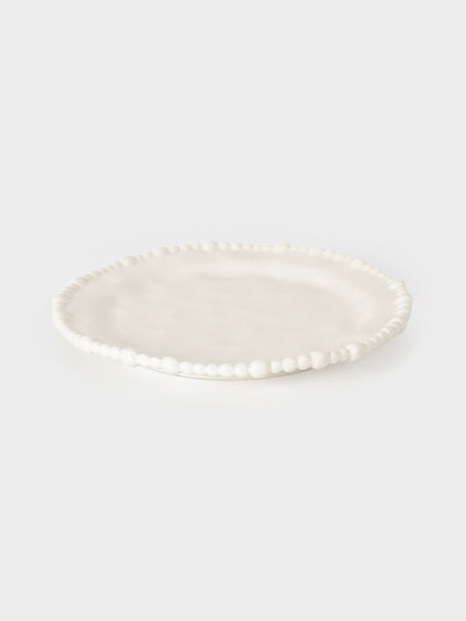 Тарелка «Облако», d=21 см, керамика, молочная