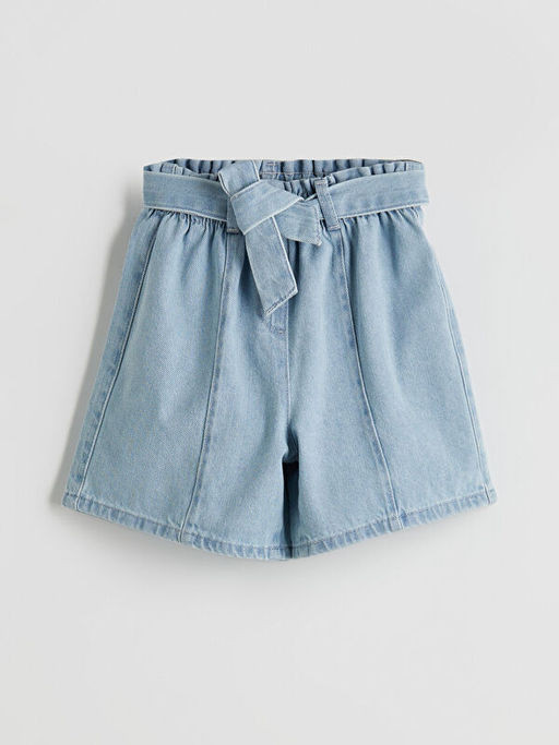 Beli Lastikli K?z ?ocuk Jean ?ort