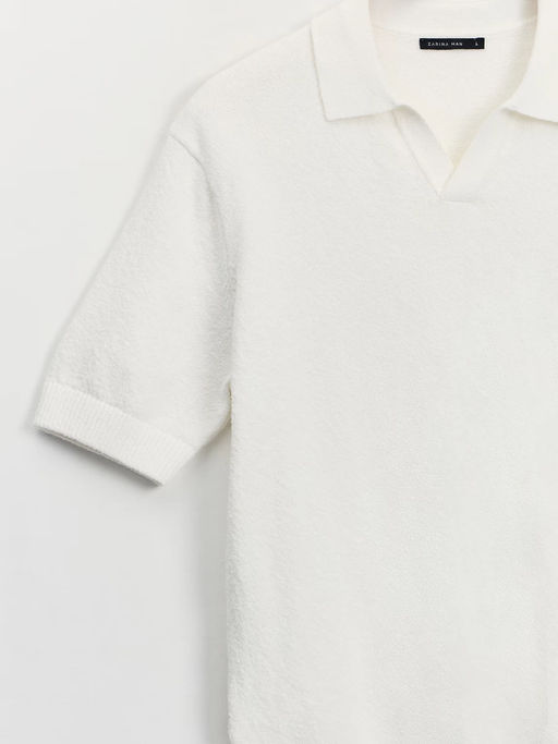 Джемпер поло из смесового хлопка / Zarina  фото 9