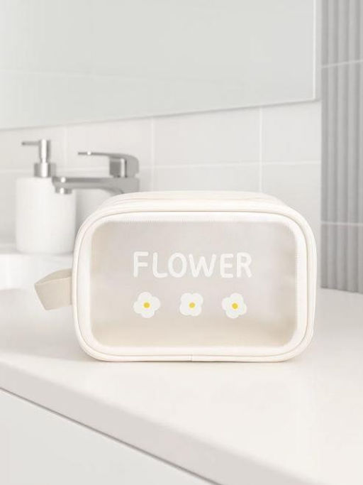 Косметичка "Daisy", white (14х20х9,5 см)