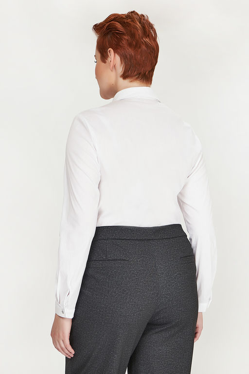 Блуза офисная белая - Olsi фото 9