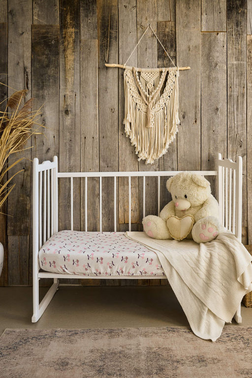 Простынь на резинке детская 120*60 для новорожденных