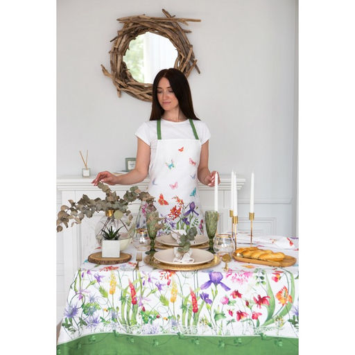 Скатерть Этель Луговые цветы 180х150 см, 100 % хлопок, саржа 190 гр/м2  фото 11