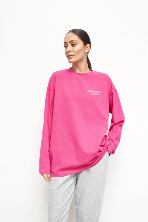 Лонгслив Summer24 Hot pink - Erist store фото 5