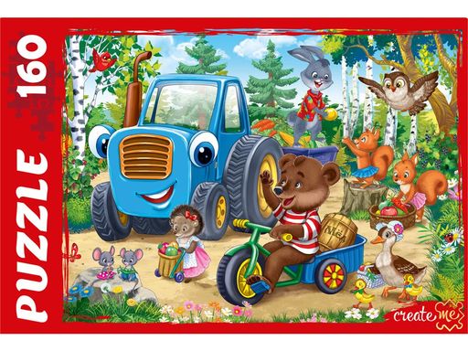 Puzzle 160 элементов "Веселый трактор" (П160-3198)