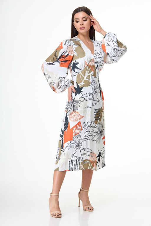 Платье ANELLI 1045 светлые тона