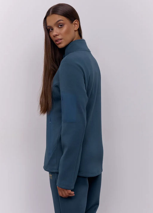 T3415-14 Толстовка женская флисовая на молнии