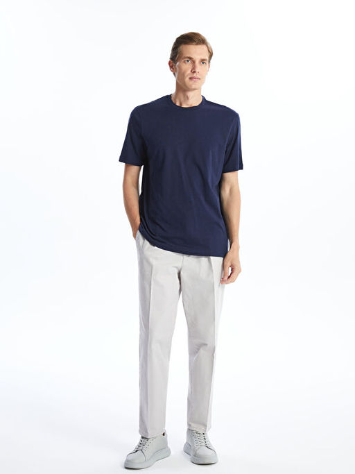 Bisiklet Yaka Penye Erkek Ti??rt