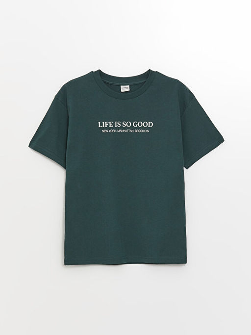 Bisiklet Yaka Tok Kuma? Erkek ?ocuk Ti??rt