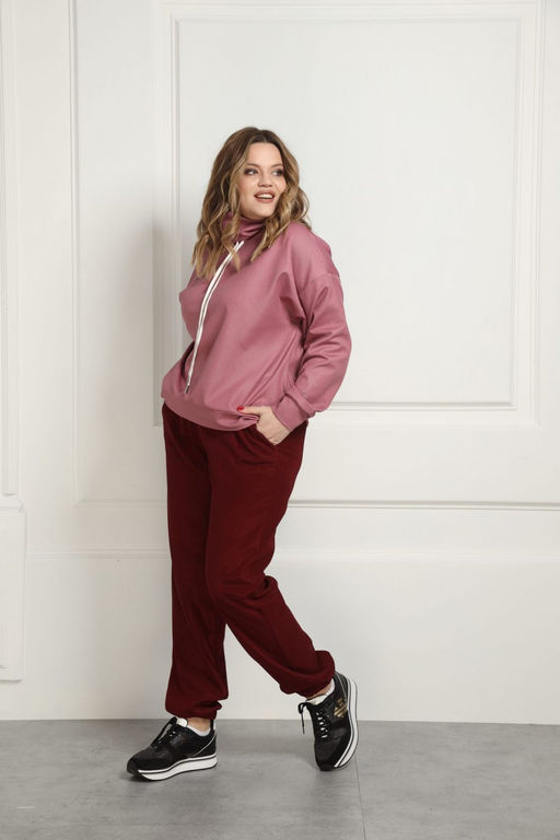 Брюки AMORI 5126 вишневый  фото 3