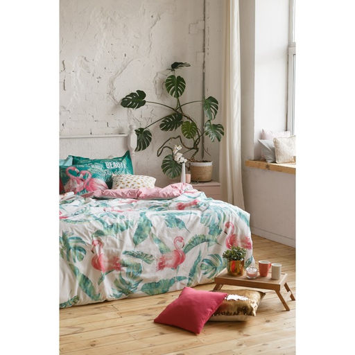 Постельное бельё Этель евро Фламинго 200х217 см, 240*220 см, 50х70+3 см - 2 шт  фото 13