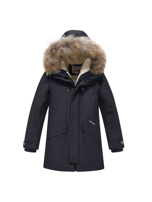 Парка зимняя подростковая для мальчика черного цвета 9343Ch - V a l i a n l y фото 2