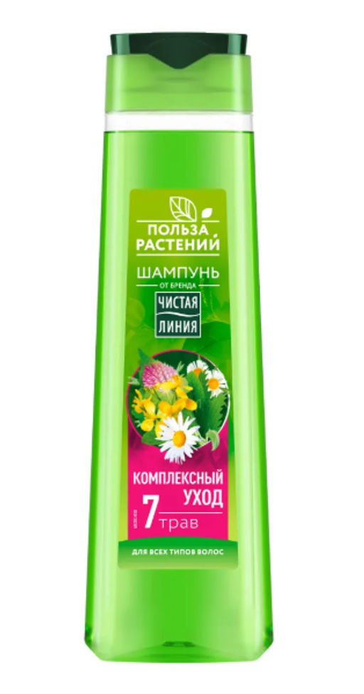 ЧИСТ.ЛИНИЯ д/волос шампунь 385мл Польза растений Комплексный уход