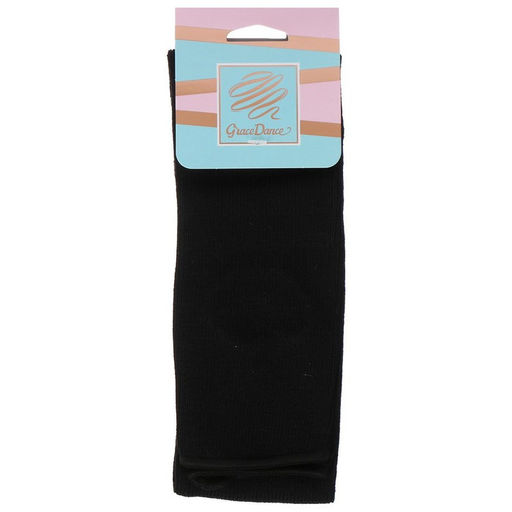 Гетры для танцев Grace Dance №5, длина 50 см, цвет чёрный