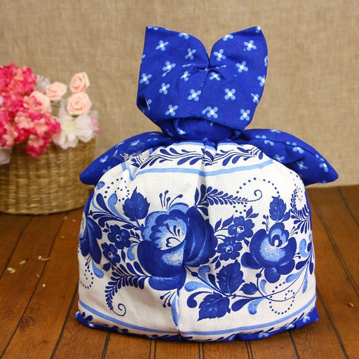 Грелка на чайник Барыня, средняя, гжель - Simaland фото 8