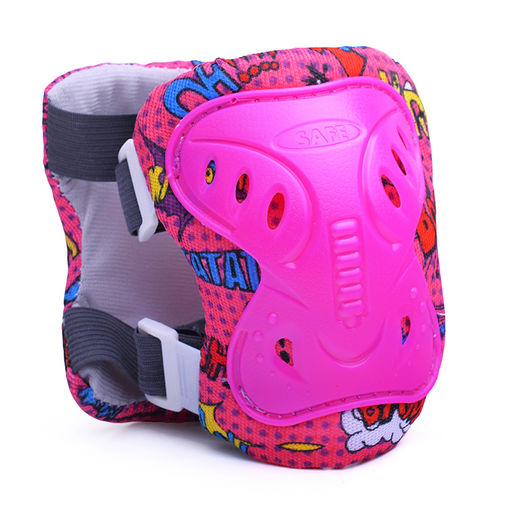 Комплект защиты для катания (цвет розовый)