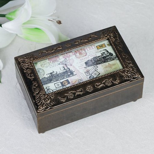 Шкатулка музыкальная / 63306B /уп 45/пластик - Галеонтрейд фото 5