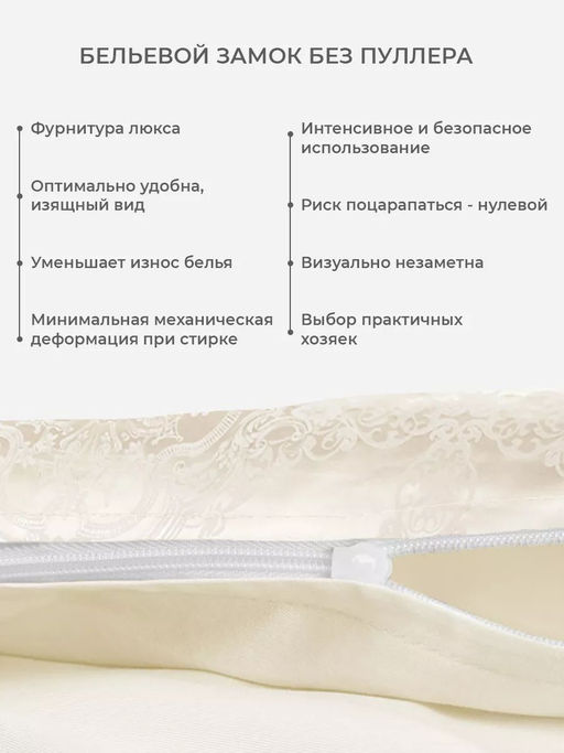 Постельное белье Нимфа Семейный + 4 наволочки - Ecotex фото 8