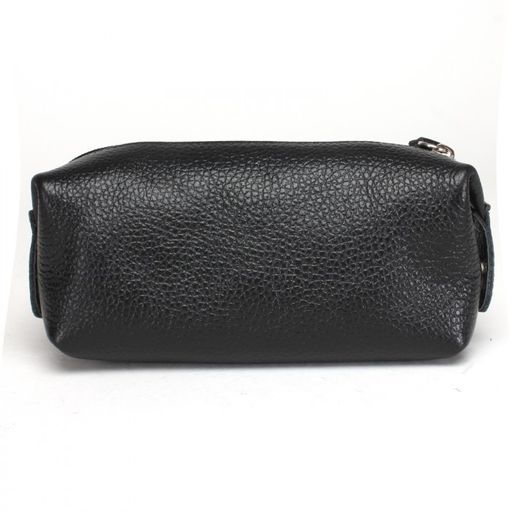 Косметичка Croco-К-721 натуральная кожа (1 отдел), черный флотер (40) 236241  фото 2