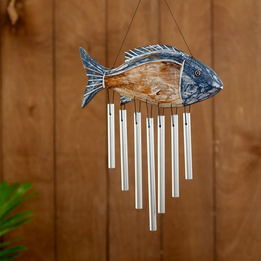 Музыка ветра «Рыбка», 20×2×40 см, алюминий