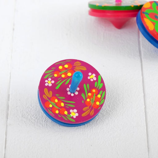 Волчок двойной большой «Расписной», МИКС