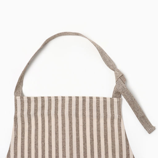 Фартук Доляна Полоса цв.коричневый 62*76 см, 50%п/э 50% хл  фото 2