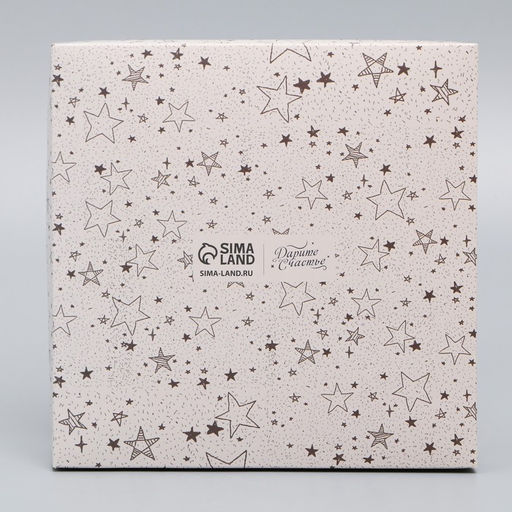 Цена за 5 шт. Коробка кондитерская для муссовых пирожных «Present for you», 17.8 х 17.8 х 6.5 см