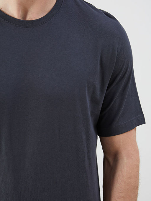 Bisiklet Yaka Penye Erkek Ti??rt