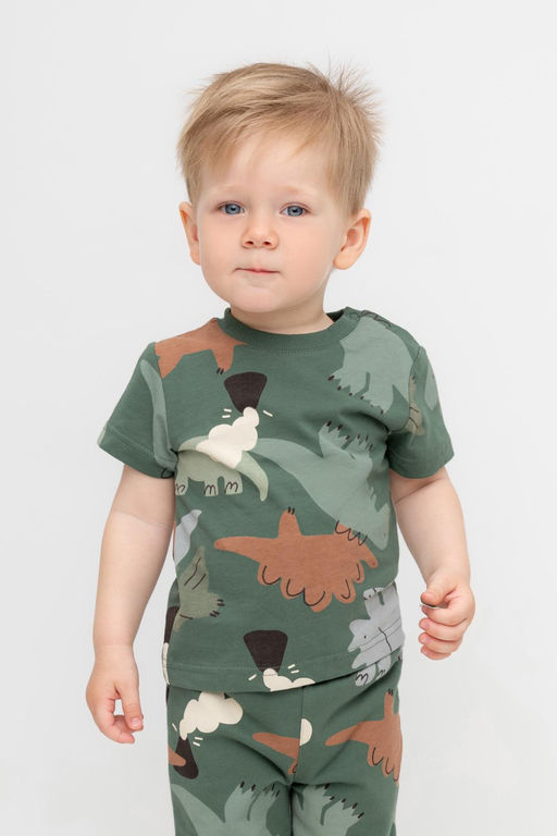 Crockid _ КР 302537/лесной мох,динопарк к492 фуфайка д/мал яс