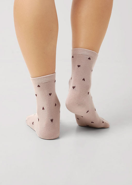 CLES Носки жен.L3004 market line хл+эл бежевый - Clever wear фото 3