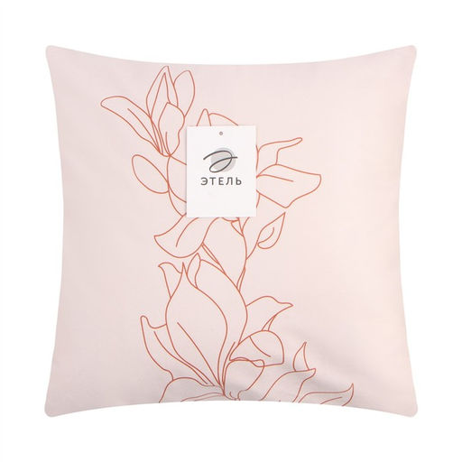 Наволочка декоративная Этель Charm беж 40 х 40 см, полиэстер  фото 6