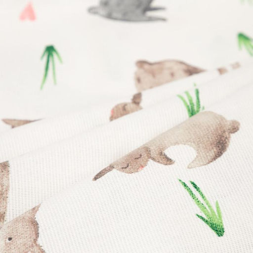 Скатерть пасхальная, Доляна Fluffy bunnies 180х144 см, 100% хлопок, 164 г/м2  фото 12